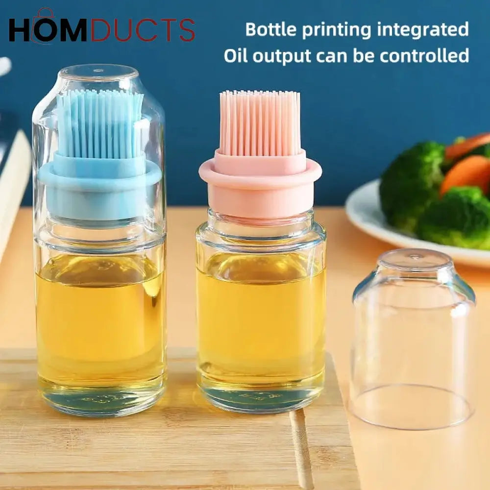 Oil Glass Brush Bottle
