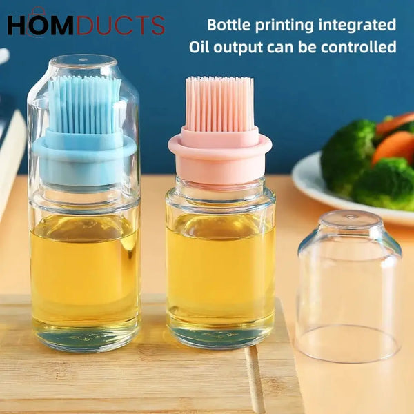 Oil Glass Brush Bottle