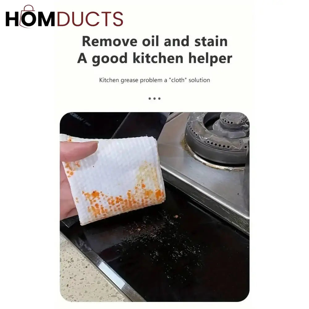 Oil & Grease Remover Kitchen Cleaning Wipes – Wash Free & Gentle on Hands