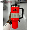 Orange Stanley Quencher H2.0 Tumbler 40oz - Insulated Hydration Mug