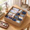 Divided drawer organizer for socks and accessories