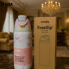 Owala Stainless Steel Insulated Water Bottle with Built-In Straw – Leak-Proof & BPA-Free – Pastel Pink & White