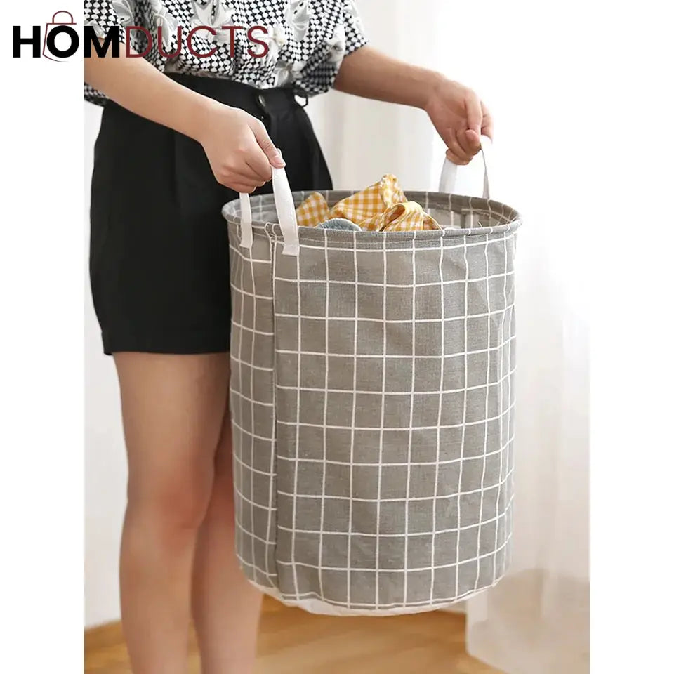 Oxford Foldable Laundry Basket