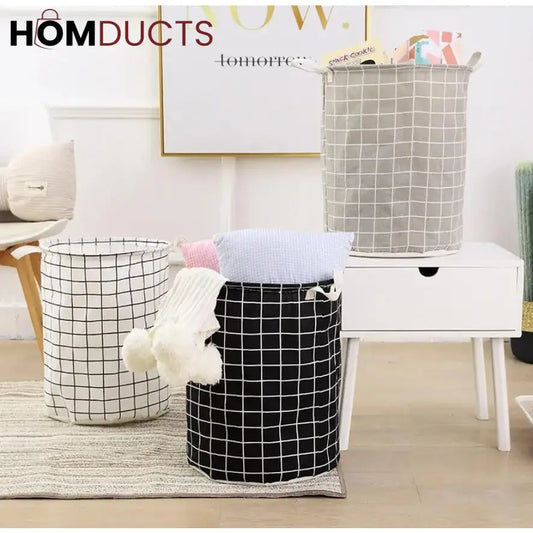 Oxford Foldable Laundry Basket