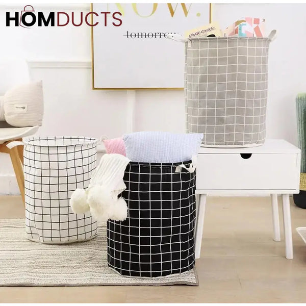 Oxford Foldable Laundry Basket