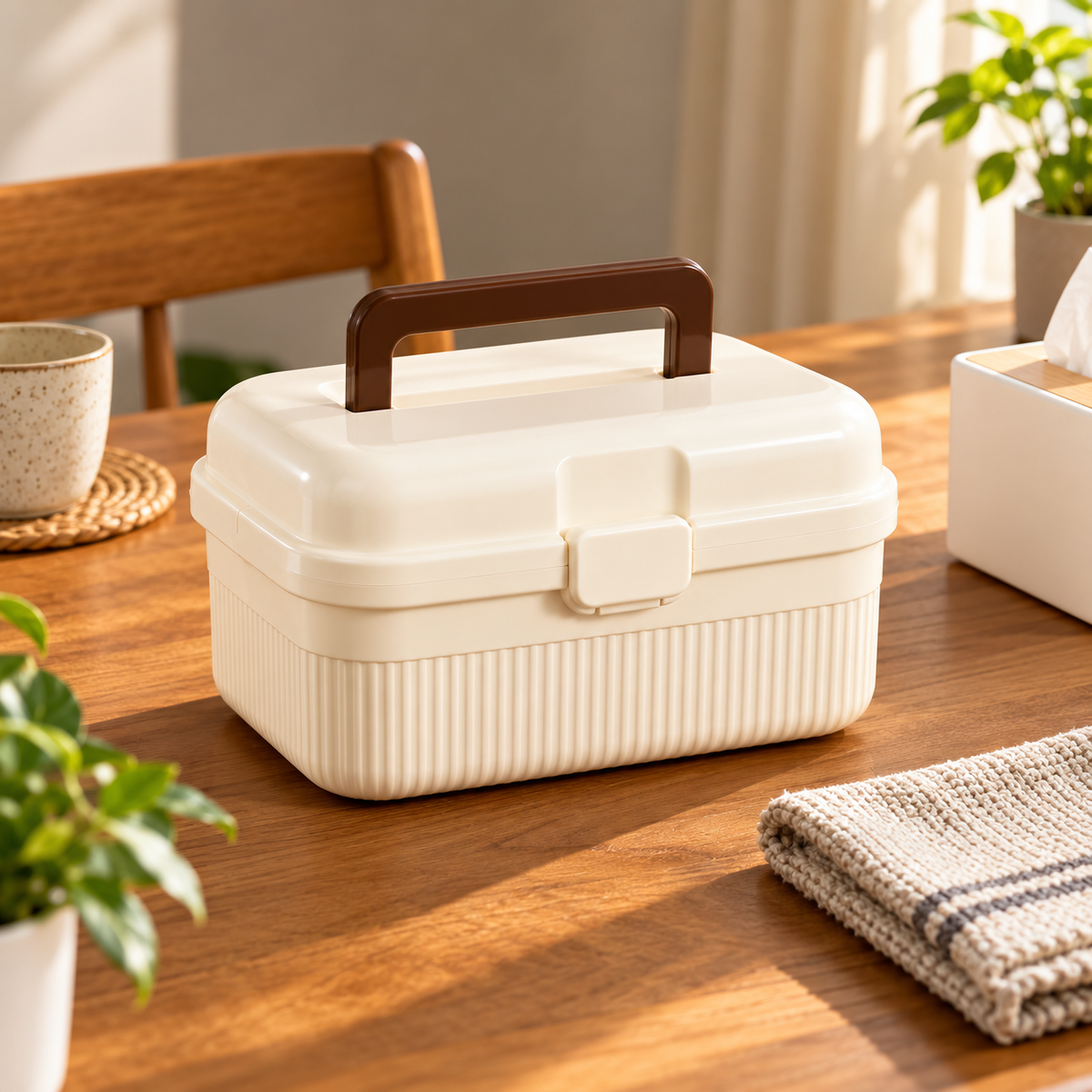 Portable Multipurpose Storage Box with Handle & Lock lifestyle image