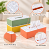 Diamond Texture Plastic Tissue Box for Home & Office feature details
