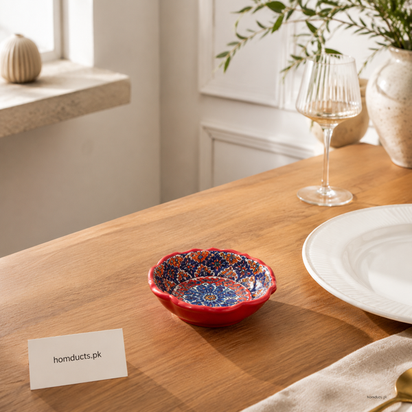 Premium 4-Inch Round Ceramic Piyali