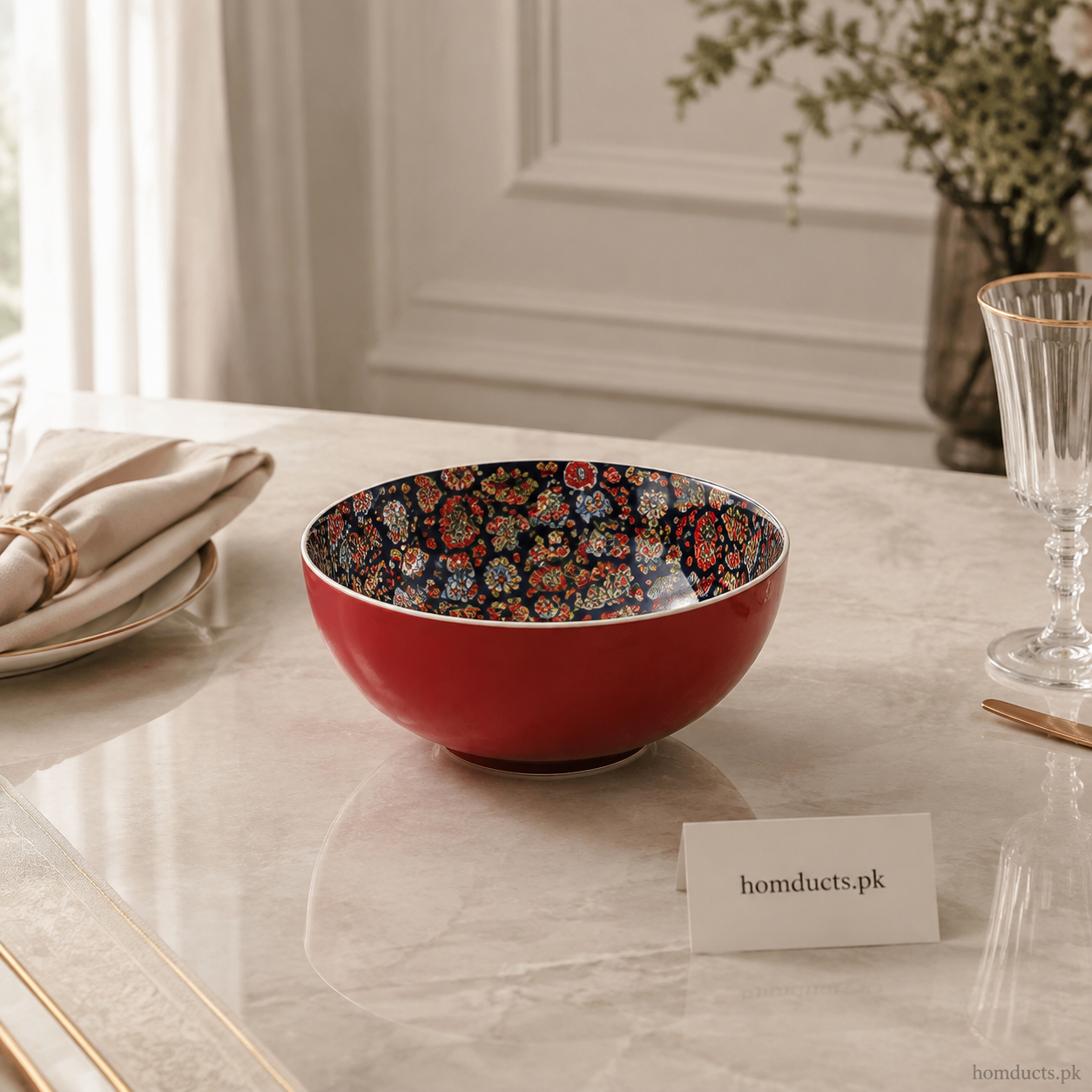 Premium 7.5-Inch Decorative Ceramic Bowl