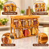 7-Piece Master Chef Spice Jar Rack Set with Easy-Grip Handles feature details