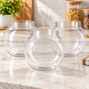3-Piece Clear PET Plastic Multipurpose Storage Jar Set lifestyle image