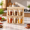 6-Piece Master Chef Spice Jar Organizer Set with Rack lifestyle image