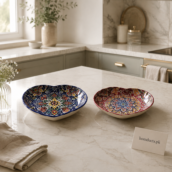 Premium Heart-Shaped Decorative Ceramic Serving Dish