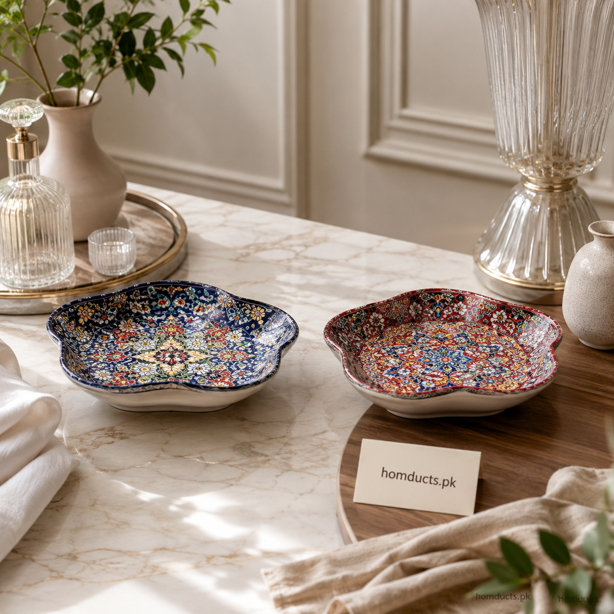 Premium Star-Shaped Decorative Ceramic Serving Dish