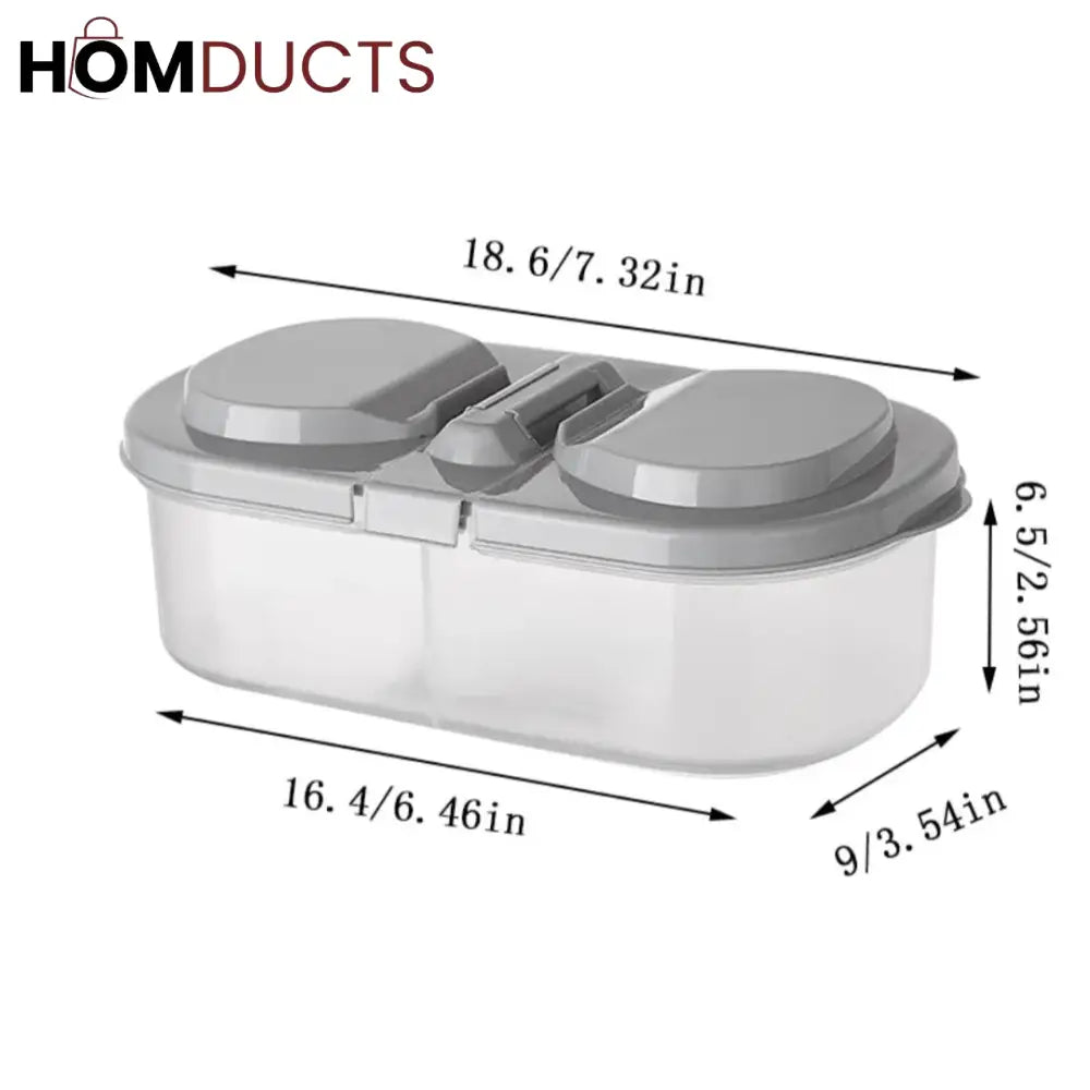 Partition Food Container (Pack Of 2)