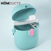 Pastel Baby Formula Dispenser with Scoop – Airtight & Portable Milk Powder Container