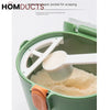 Pastel Baby Formula Dispenser with Scoop – Airtight & Portable Milk Powder Container