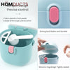Pastel Baby Formula Dispenser with Scoop – Airtight & Portable Milk Powder Container
