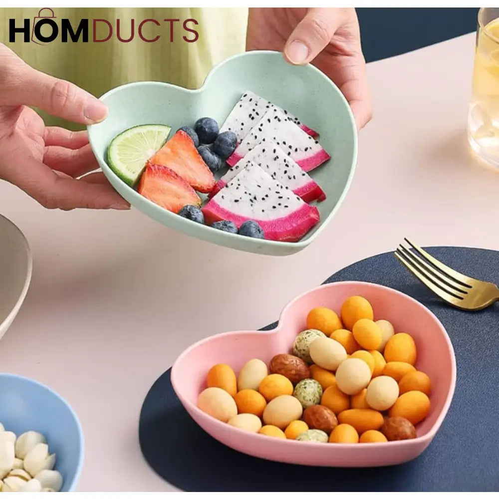 Pastel Heart Shaped Bowl Set – Premium Luxury Dining & Serveware
