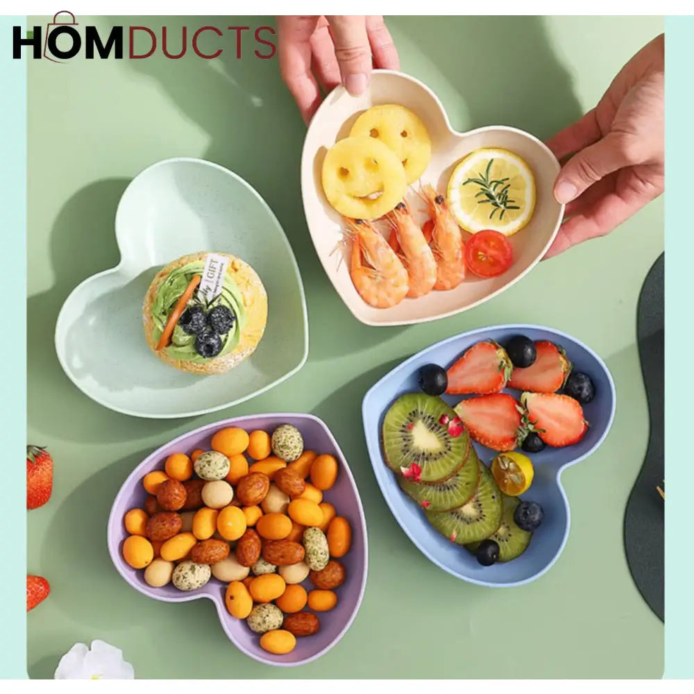 Pastel Heart Shaped Bowl Set – Premium Luxury Dining & Serveware