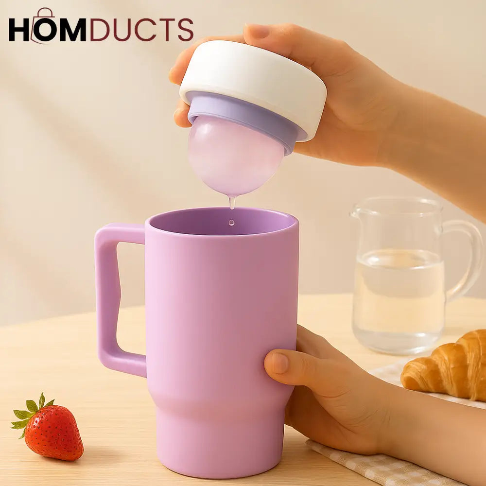 Pastel Ice Ball Mold – Reusable Round Ice Mak