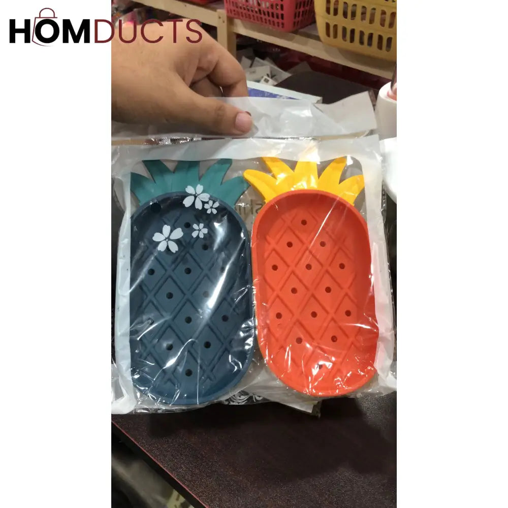 Pineapple Shape Soap Dish (Pair)