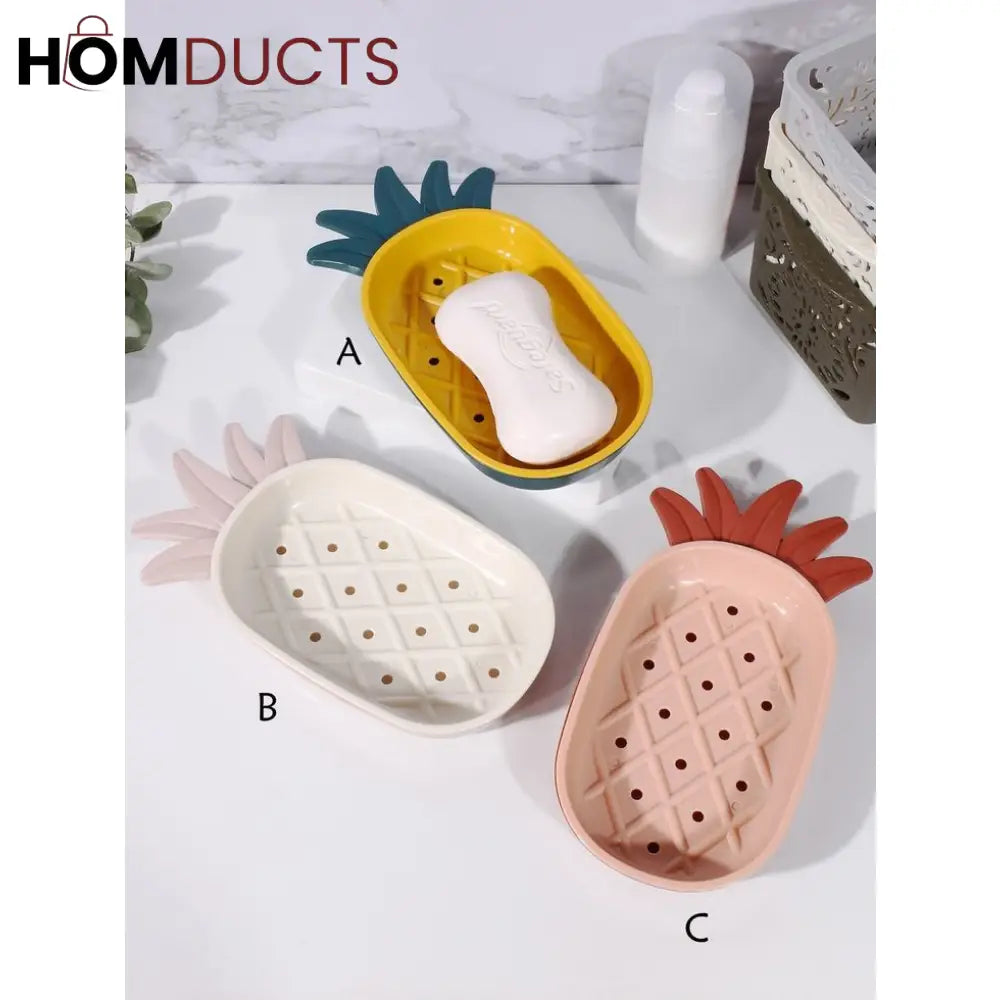 Pineapple Shape Soap Dish (Pair)