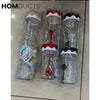 Plastic Jars With Spoon 2Pcs