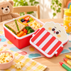 Popcorn design kids lunch box