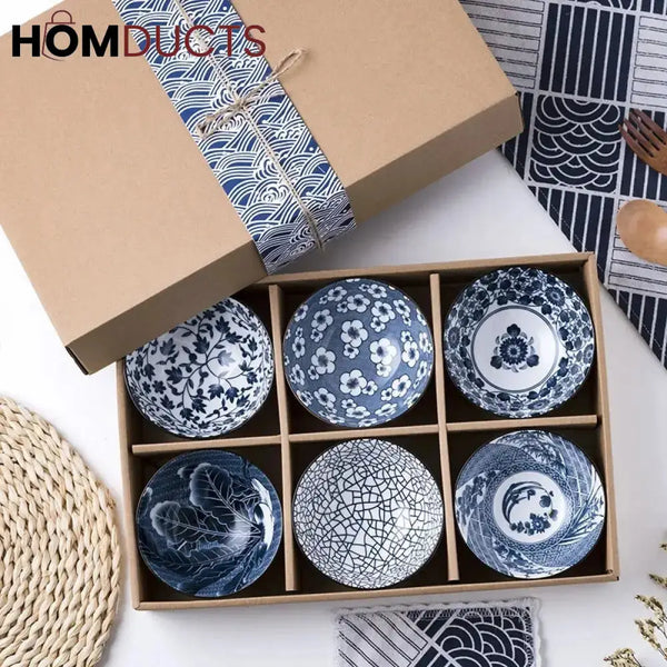 6pcs Porcelain Bowl Set (Box Packing)