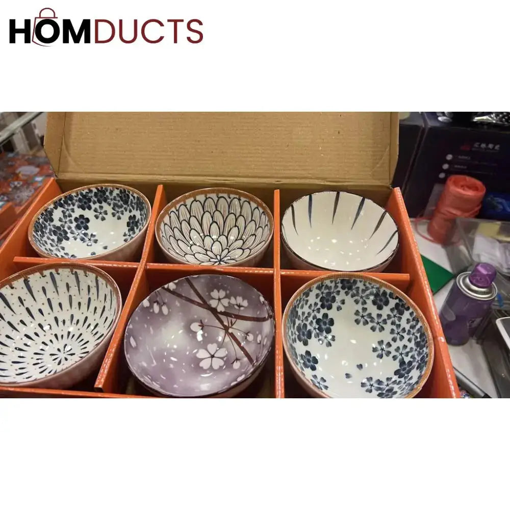 6pcs Porcelain Bowl Set (Box Packing)