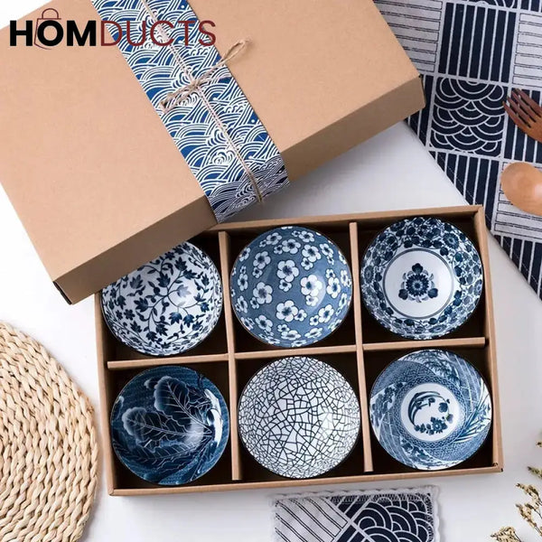 6pcs Porcelain Bowl Set (Box Packing)