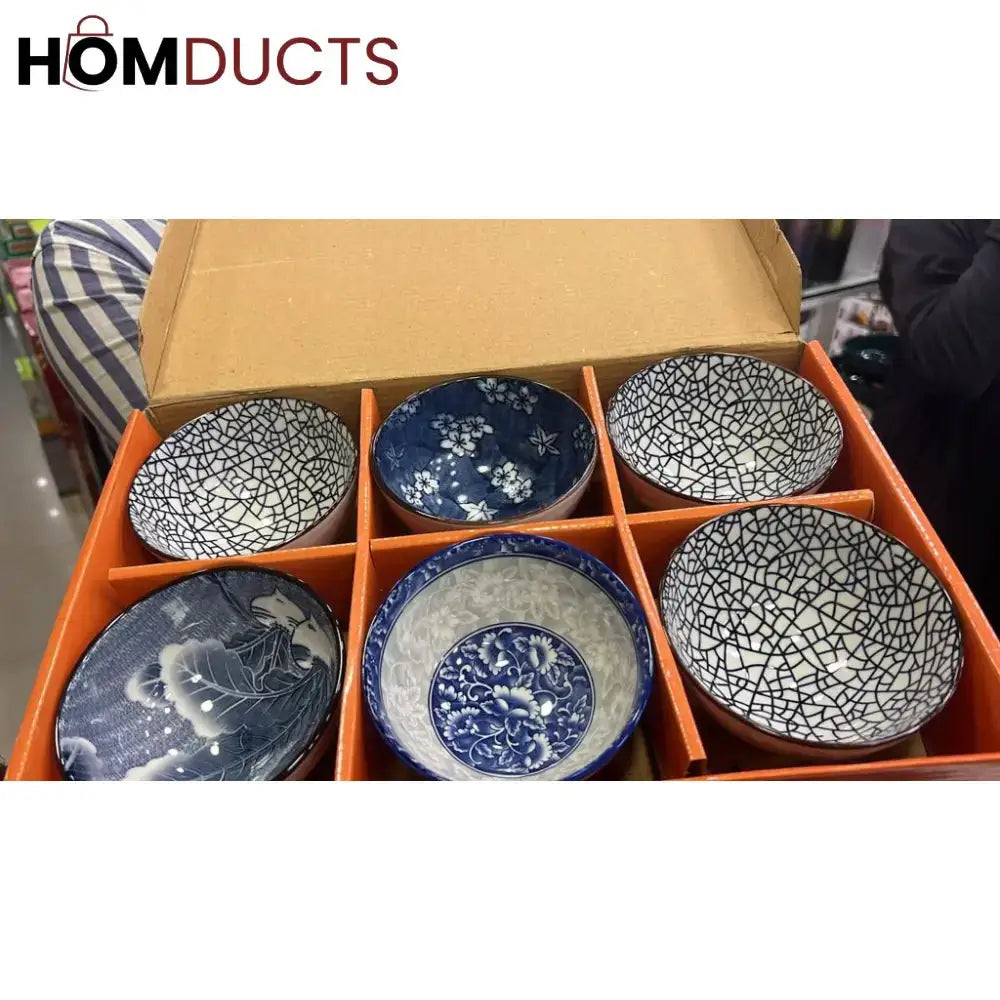 6pcs Porcelain Bowl Set (Box Packing)