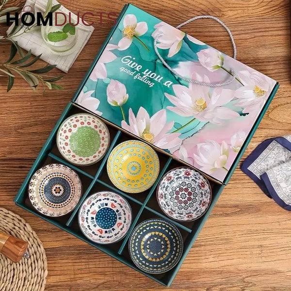 6pcs Porcelain Bowl Set (Box Packing)