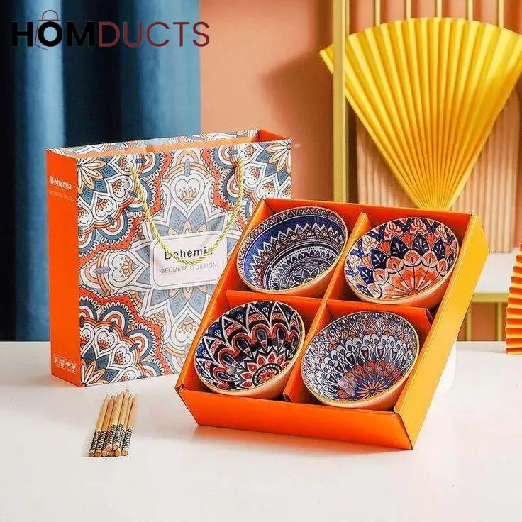 Porcelain Bowl Set (Box Packing)