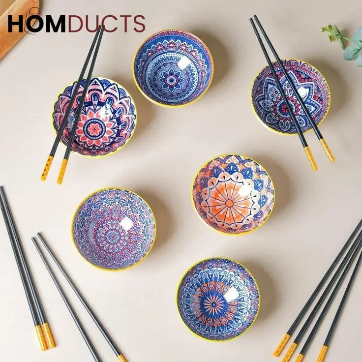 Porcelain Bowl Set (Box Packing)