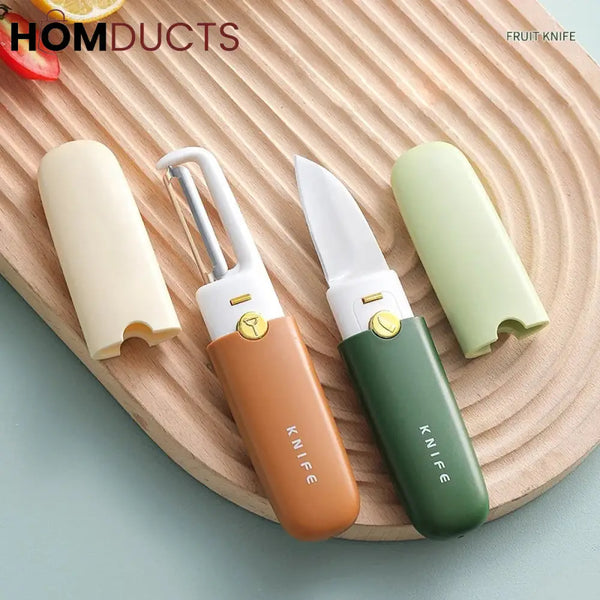 Portable 2 In 1 Knife With Peeler