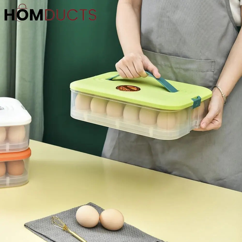 Portable 24 Grid Egg Storage Box – Homducts