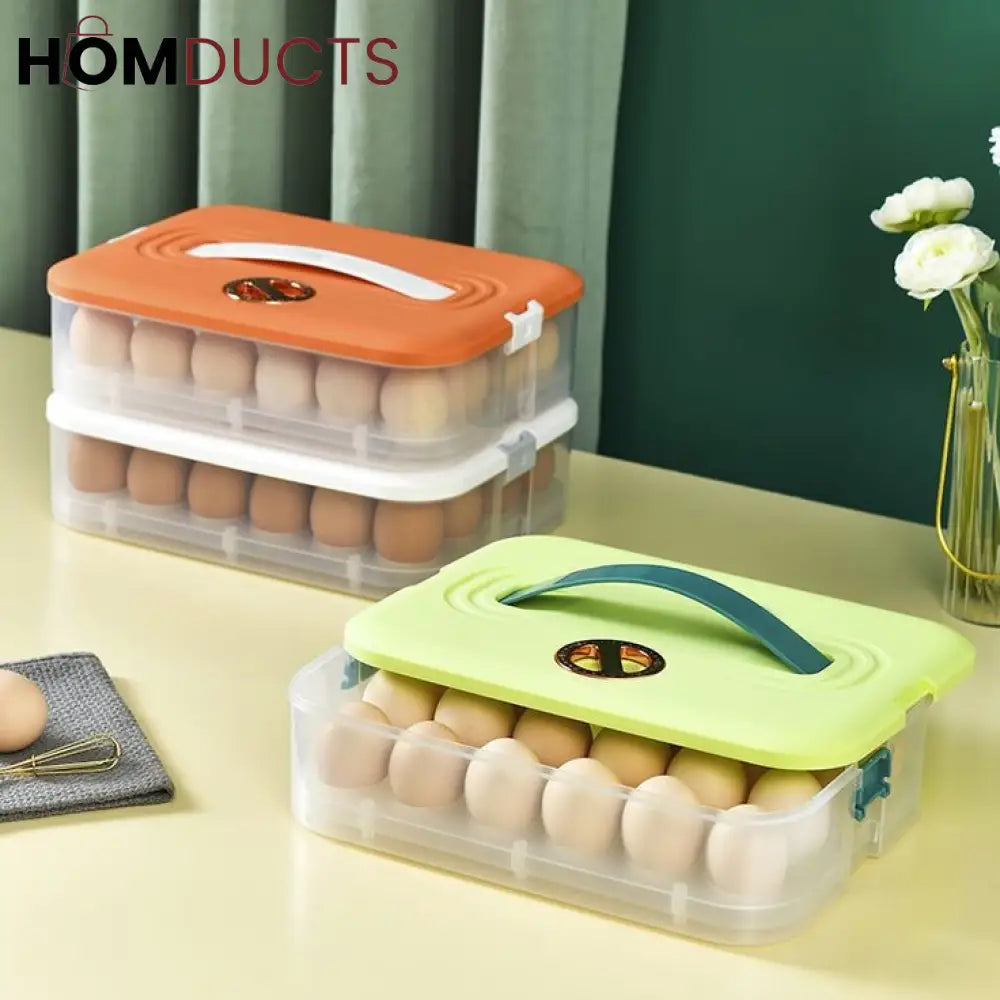 Portable 24 Grid Egg Storage Box – Homducts