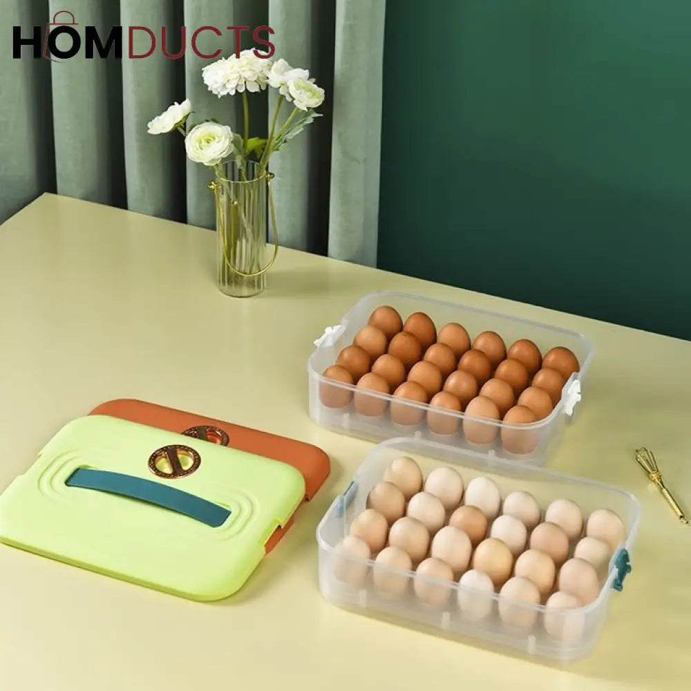 Portable 24 Grid Egg Storage Box – Homducts