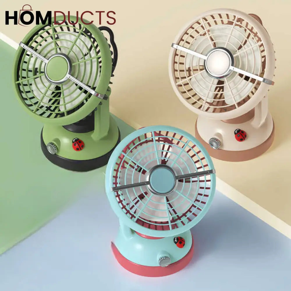 Portable Clip-On & Hanging Rechargeable Mini Fan - Versatile Personal Air Cooler