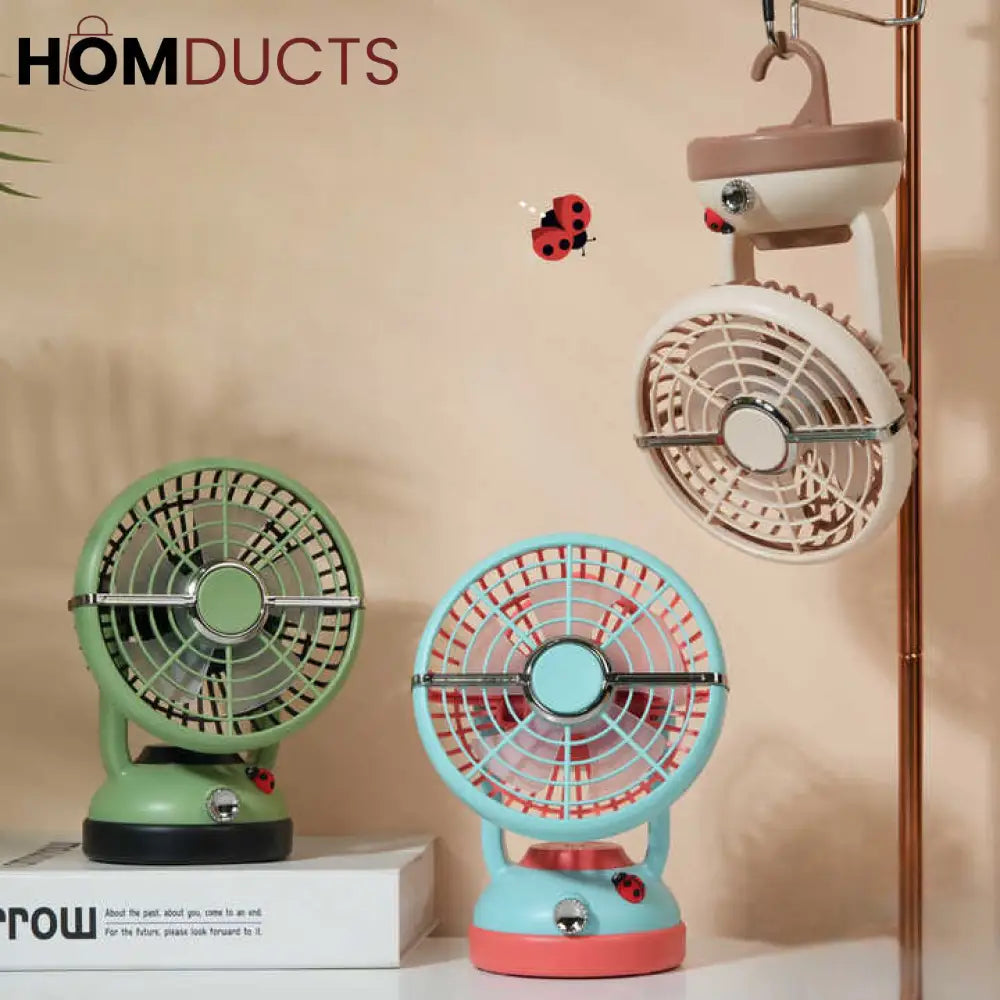 Portable Clip-On & Hanging Rechargeable Mini Fan - Versatile Personal Air Cooler