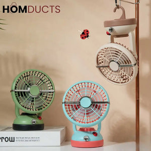 Portable Clip-On & Hanging Rechargeable Mini Fan - Versatile Personal Air Cooler