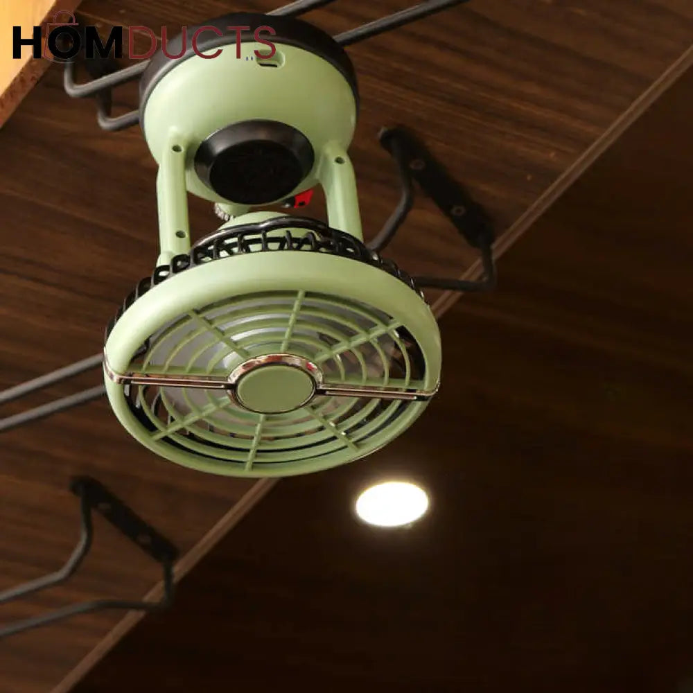Portable Clip-On & Hanging Rechargeable Mini Fan - Versatile Personal Air Cooler