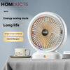 Portable Desktop Fan with LED Light - Perfect for Dorms & Offices