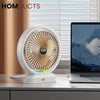 Portable Desktop Fan with LED Light - Perfect for Dorms & Offices