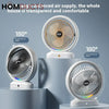 Portable Desktop Fan with LED Light - Perfect for Dorms & Offices