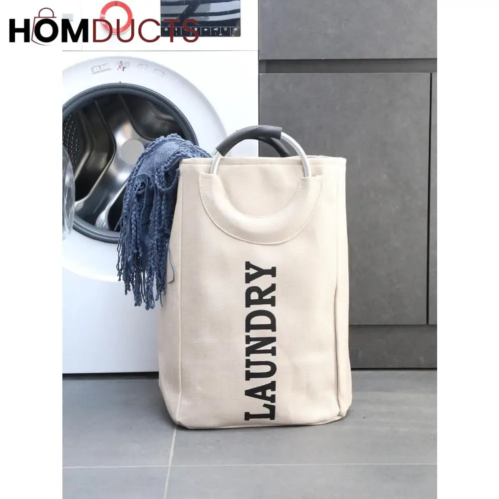 Portable Folding Laundry Basket (Heavy Quality)