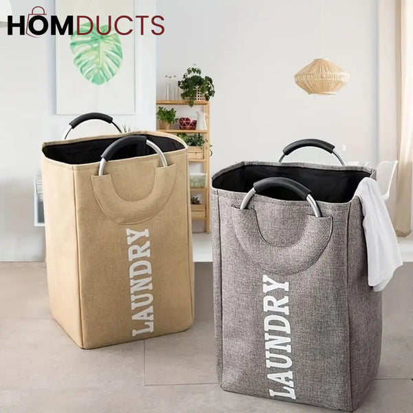 Portable Folding Laundry Basket (Heavy Quality)