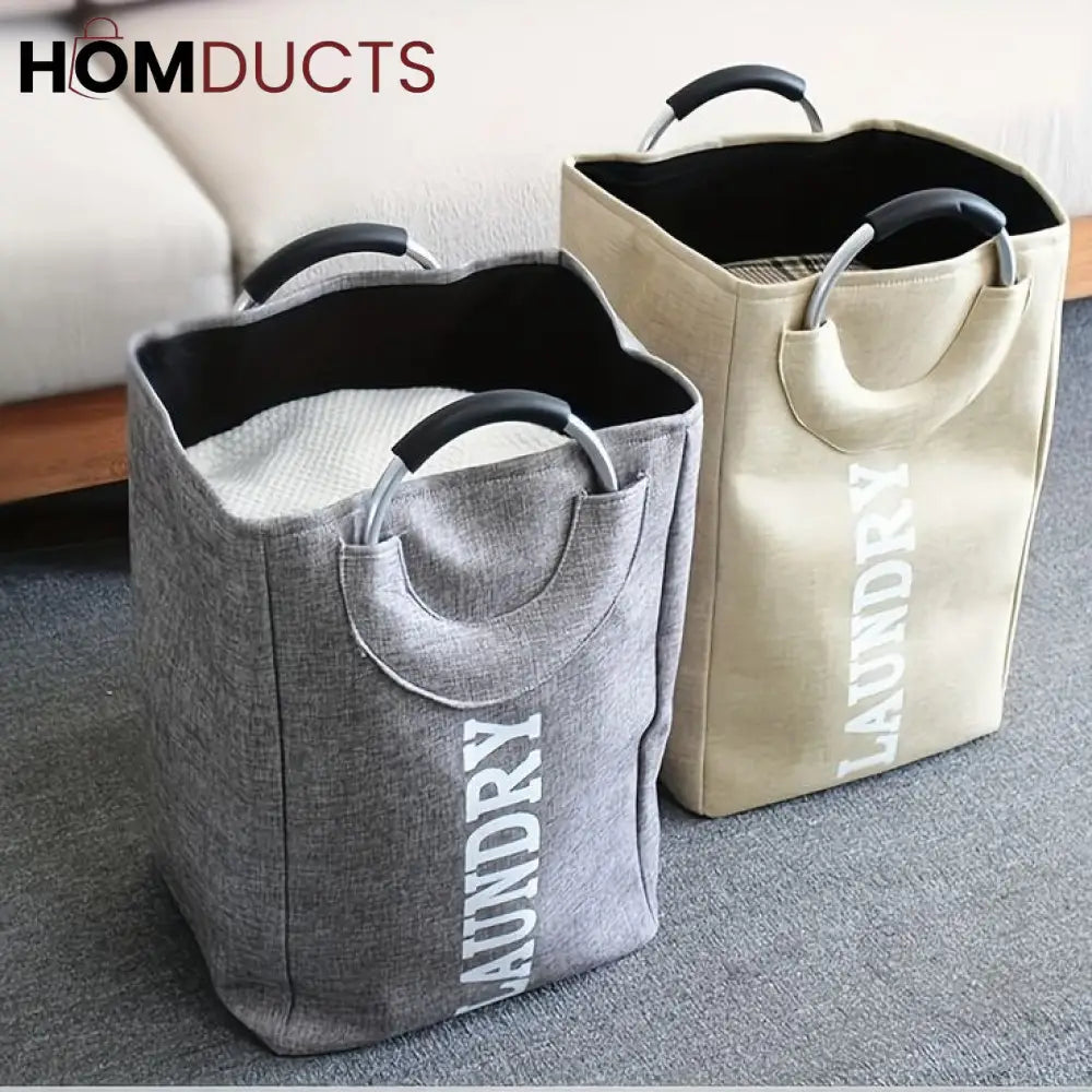 Portable Folding Laundry Basket (Heavy Quality)